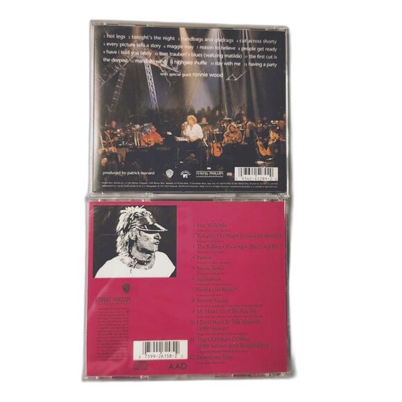 2 Rod Stewart CDs Unplugged Downtown Train - Picture 2 of 2